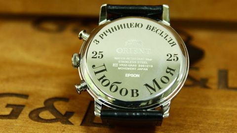 Лазерне гравіювання годинника в iGrava у Львові