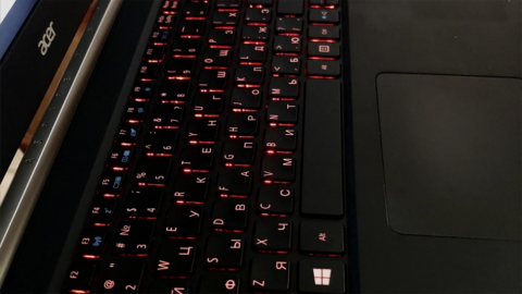 Лазерне гравіювання клавіатури ноутбука Acer у Львові
